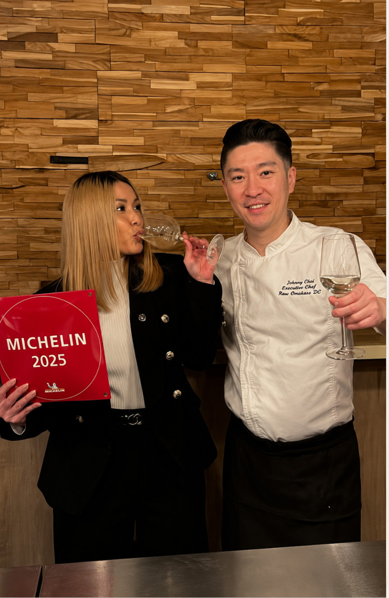 Chef Johnny Yi and Jenistar Ruksirisopha, pictured in the supplied company deck
